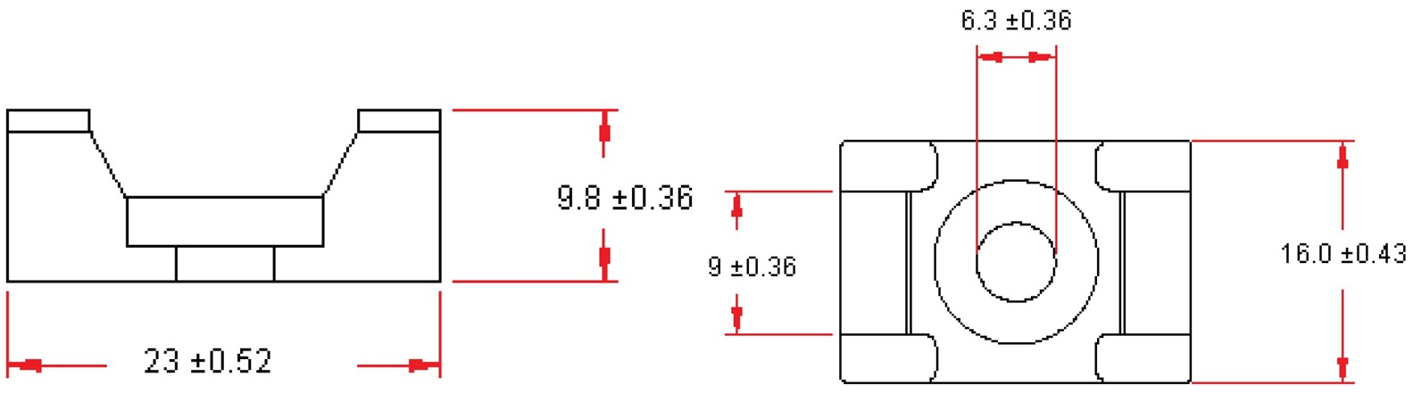 בסיסים מתברגים לאזיקונים HC-2
